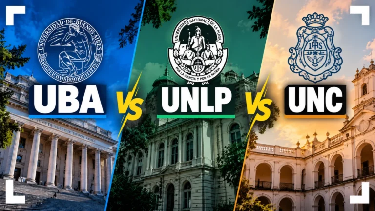Comparación entre la UBA, la UNLP y la UNC para estudiar Medicina